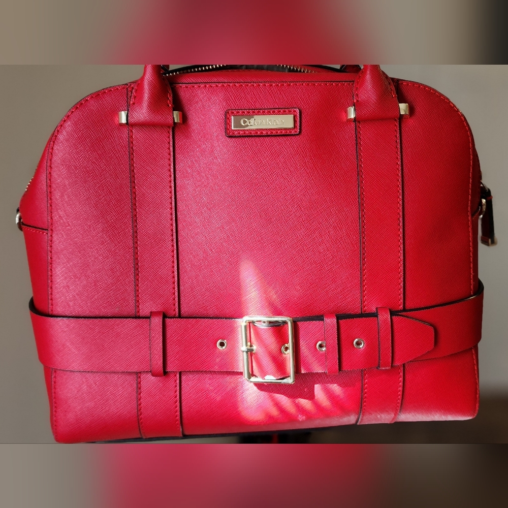 Red Calvin Klein Purse